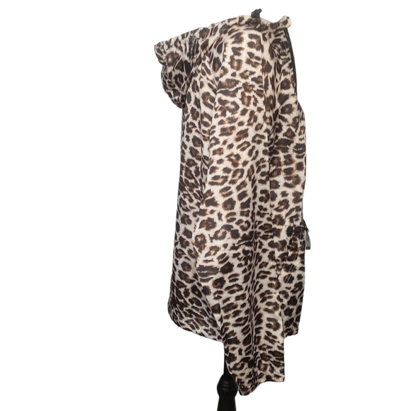 Southern Couture quarter zip wind breaker pullover leopard print size small - Picture 5 of 15